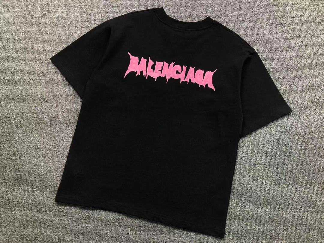 Balenciaga 118 B⭐L⭐⭐⭐IA⭐A T-SHIRT 125131560 (Im 170Cm 60Kg I Wear Size S In The Phot) - Image 9