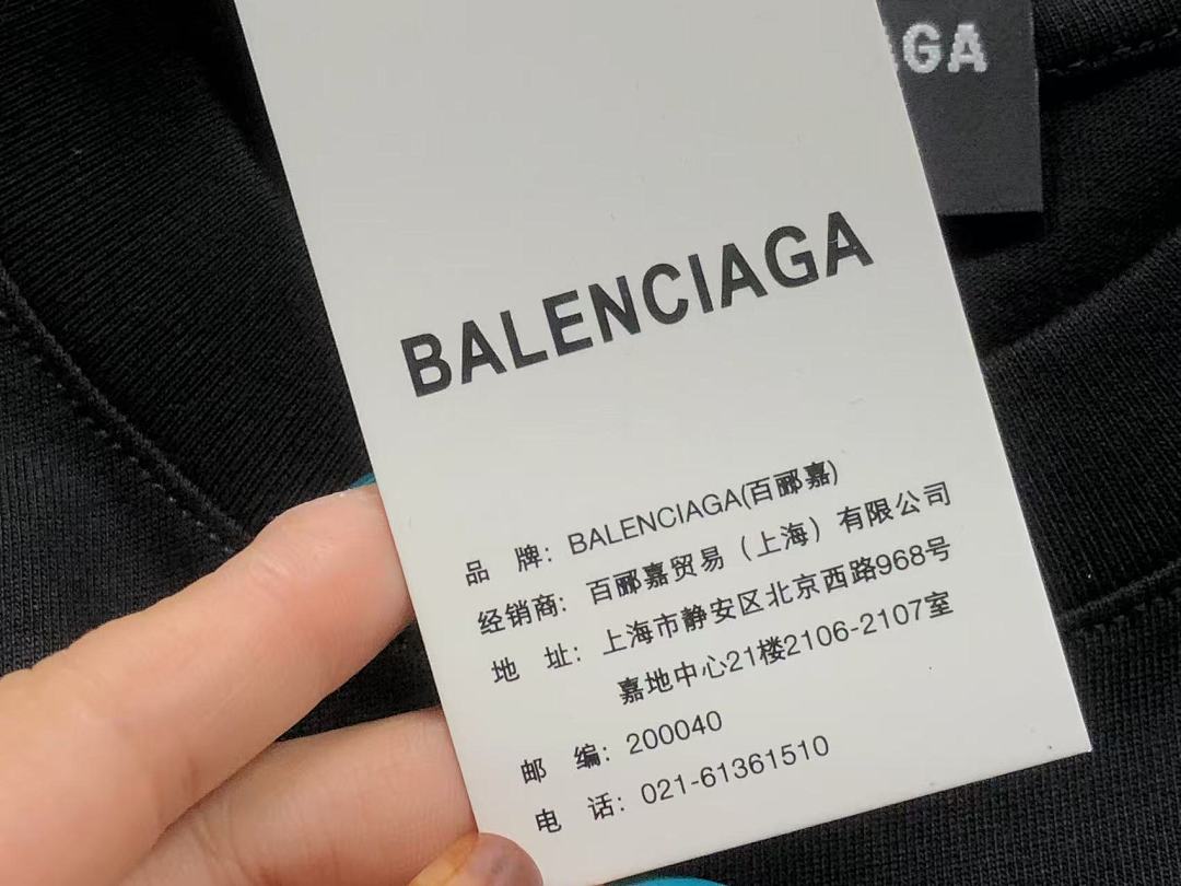 Balenciaga 128 B⭐L⭐⭐⭐IA⭐A T-SHIRT 3203054121 (Im 170Cm 60Kg I Wear Size M In The Phot) - Image 18