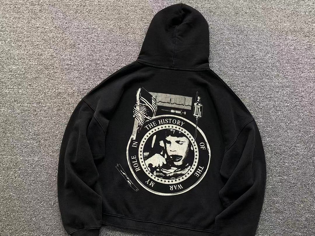 Chanel 168 ENFANTS RICHES DEPRIMES HOODIE 1109180599 (Im 170Cm 60Kg I Wear Size L In The Phot) - Image 10