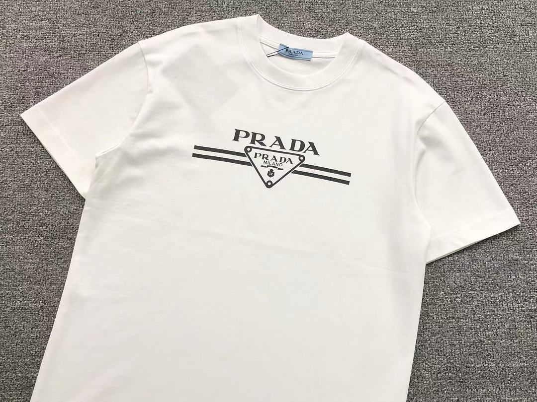 Prada 115 P⭐A⭐A T-SHIRT 3204181021 (Im 170Cm 60Kg I Wear Size M In The Phot) - Image 9