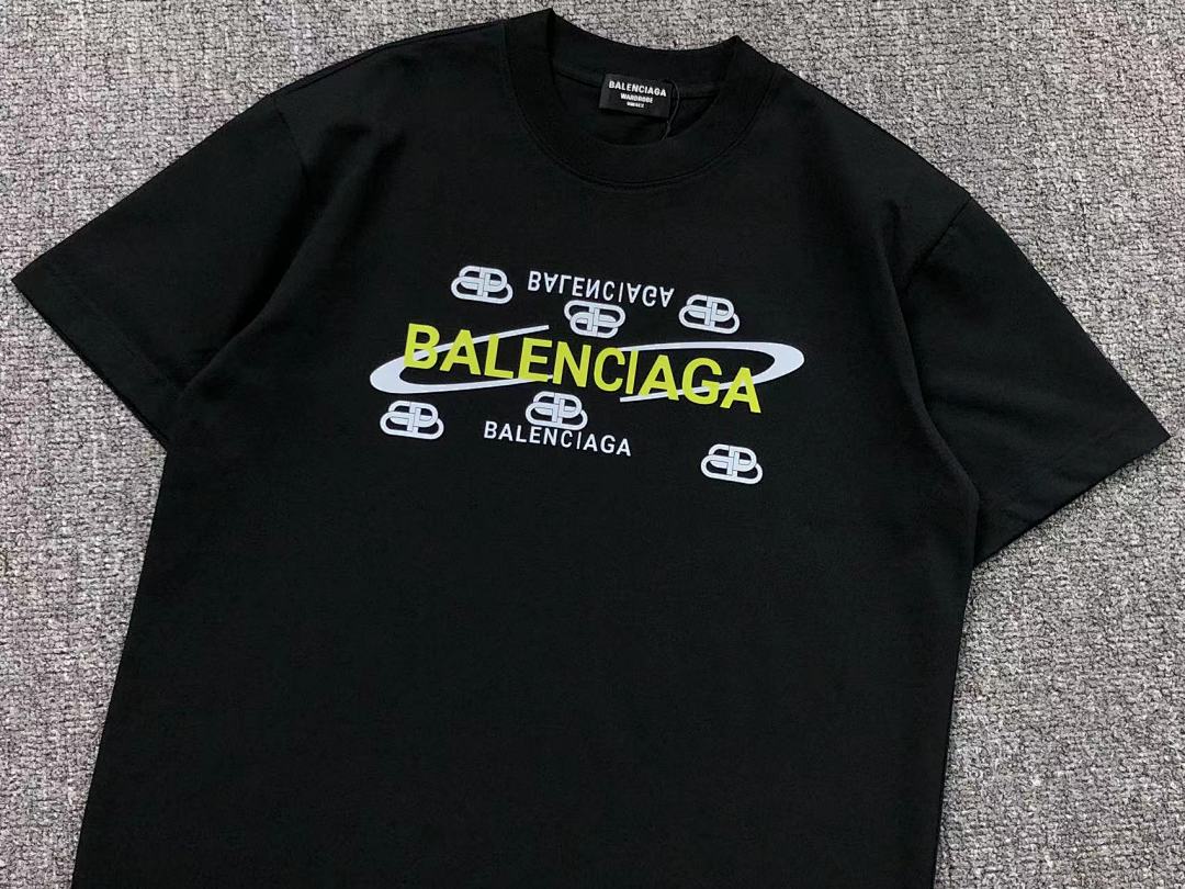 Balenciaga 115 B⭐L⭐⭐⭐IA⭐A T-SHIRT 31151221 (Im 170Cm 57Kg I Wear Size M In The Phot) - Image 9