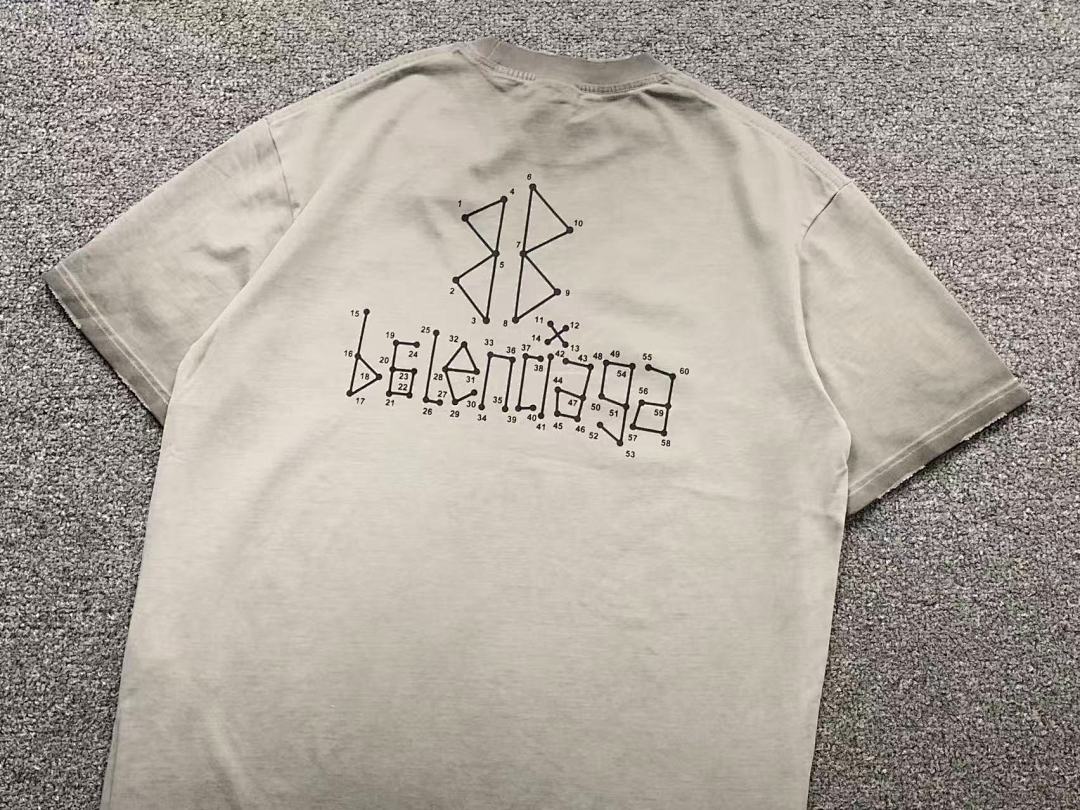 Balenciaga 118 B⭐L⭐⭐⭐IA⭐A T-SHIRT 3203070403 (Im 170Cm 60Kg I Wear Size M In The Phot) - Image 17
