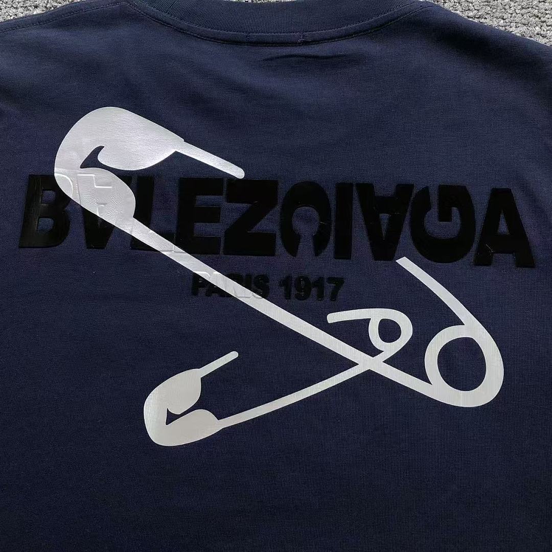 Balenciaga 125 B⭐L⭐⭐⭐IA⭐A T-SHIRT 3206172921 (Im 170Cm 60Kg I Wear Size L In The Phot) - Image 12