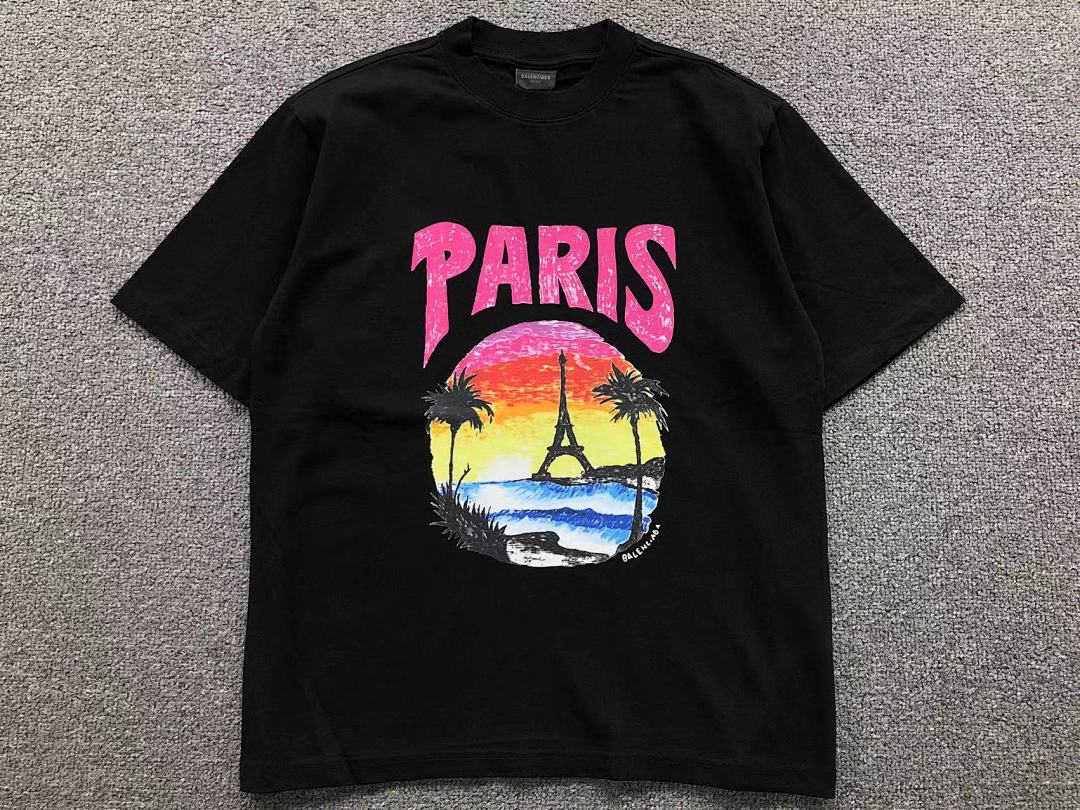 Balenciaga 118 B⭐L⭐⭐⭐IA⭐A T-SHIRT 42032405163 (Im 170Cm 60Kg I Wear Size XS In The Phot) - Image 5