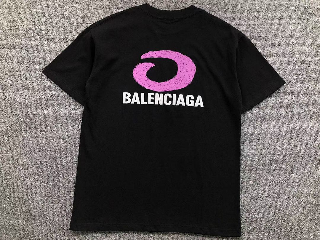 Balenciaga 108 B⭐L⭐⭐⭐IA⭐A T-SHIRT 2162315125 (Im 170Cm 60Kg I Wear Size S In The Phot) - Image 16