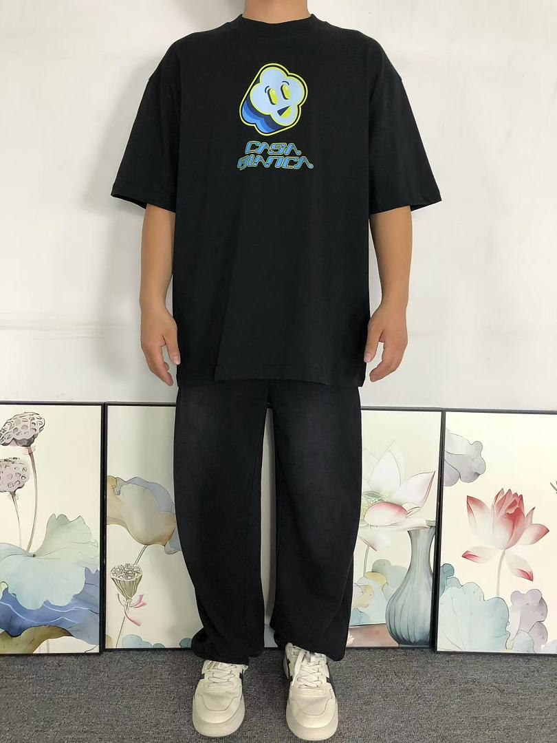 Casablanca 105 CASABLANCA T-SHIRT 52071807127 (Im 170Cm 60Kg I Wear Size L In The Phot) - Image 3