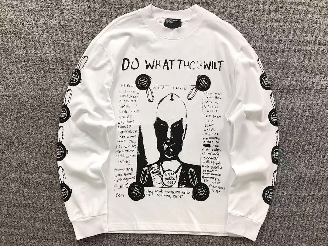 Chanel 88 ENFANTS RICHES DEPRIMES LONG SLEEVED 580826117 (Im 170Cm 60Kg I Wear Size S In The Phot) - Image 5