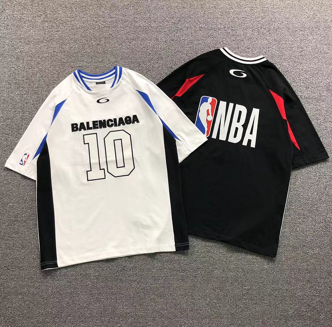 Balenciaga 188 B⭐L⭐⭐⭐IA⭐A NBA BASKETBALL T-SHIRT