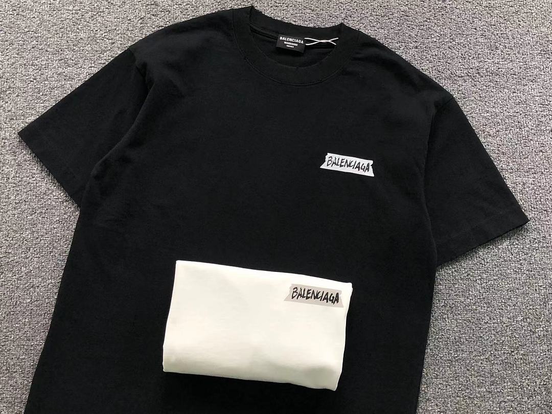 Balenciaga 125 B⭐L⭐⭐⭐IA⭐A T-SHIRT 3204303121 (Im 170Cm 60Kg I Wear Size M In The Phot) - Image 16