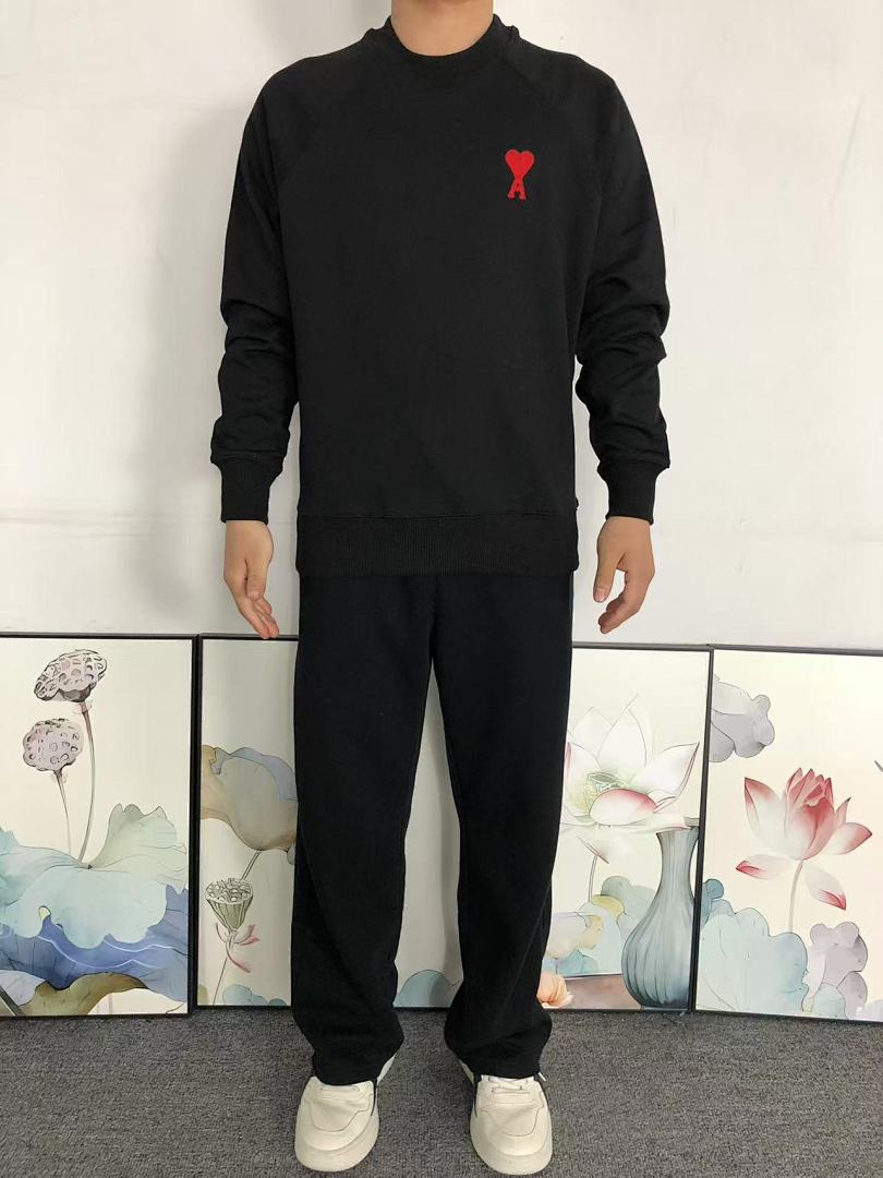 AMI 125 AMI HOODIE 3201080817 (Im 170Cm 60Kg I Wear Size S In The Phot) - Image 3