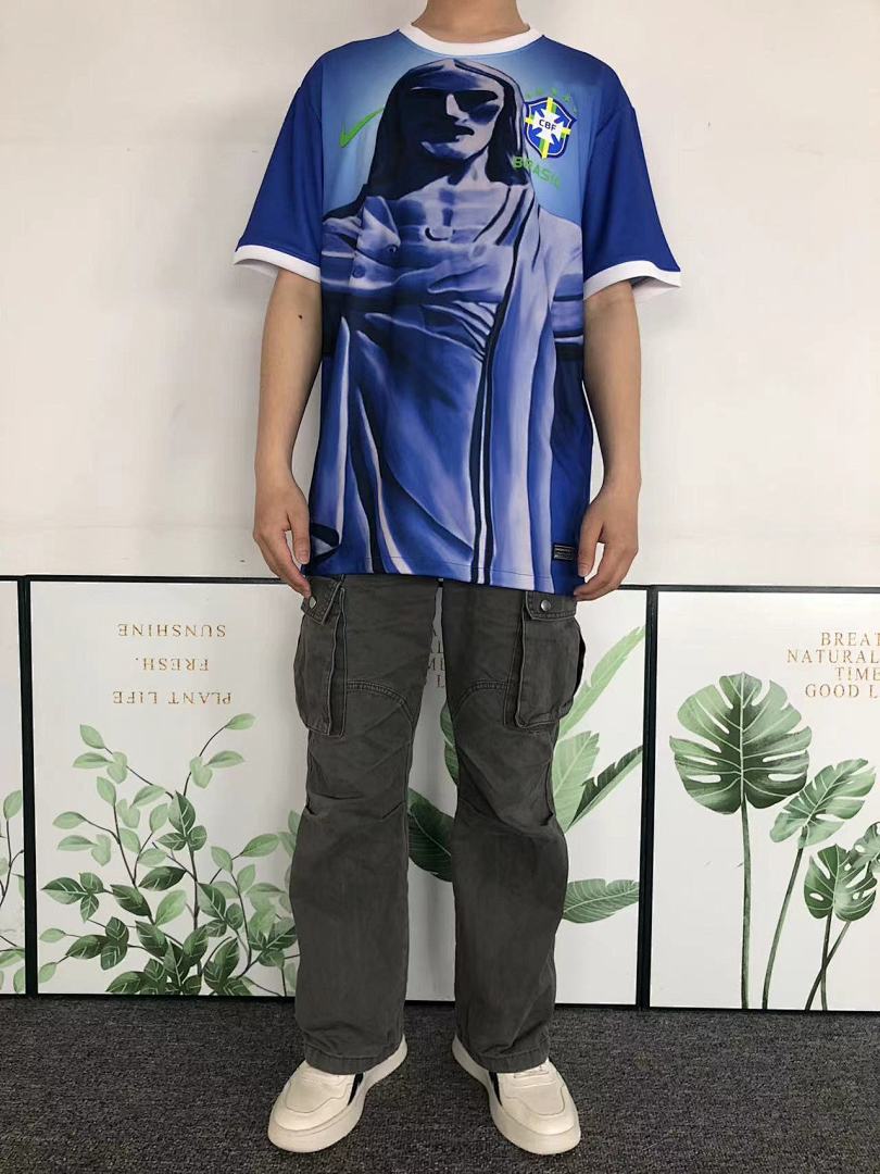 Unbranded 78 FOOTBALL T-SHIRT 2140319002 (Im 170Cm 60Kg I Wear Size L In The Phot) - Image 3