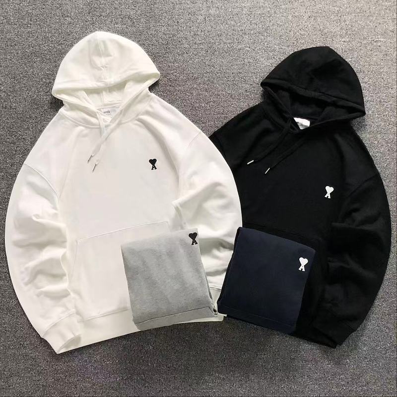 AMI 158 AMI HOODIE 3208163817 (Im 170Cm 60Kg I Wear Size S In The Phot)
