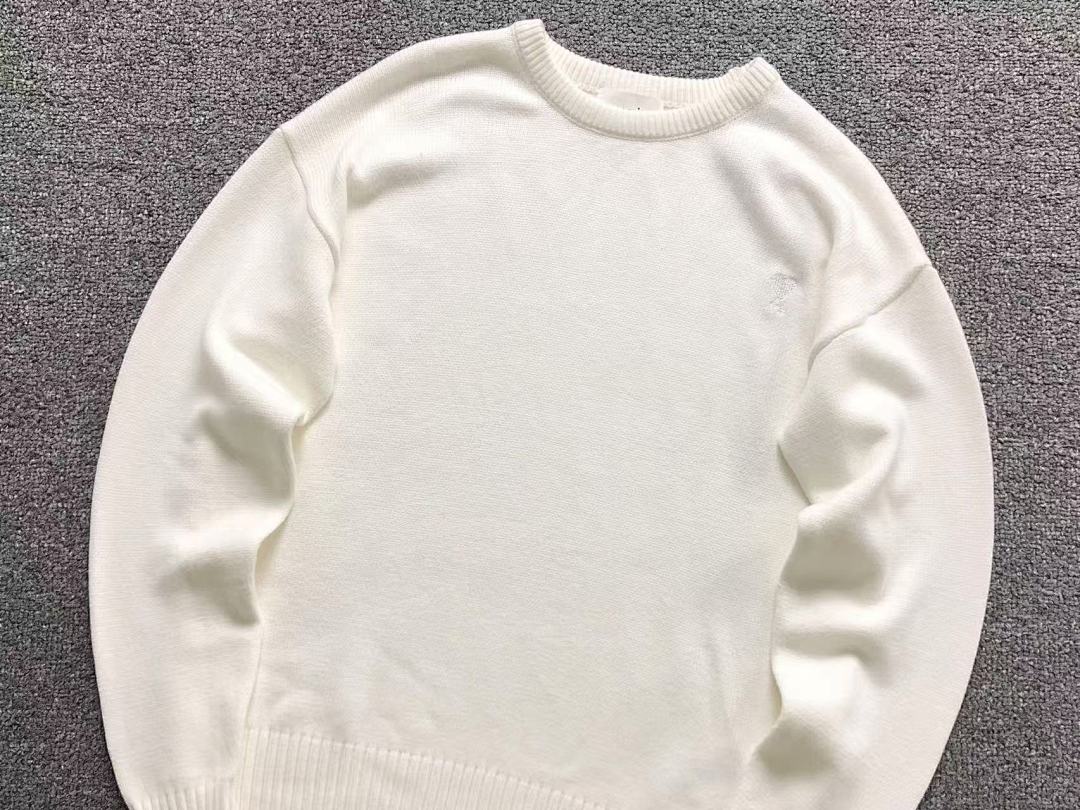 AMI 158 AMI SWEATER 21101110125 (Im 170Cm 60Kg I Wear Size S In The Phot) - Image 12