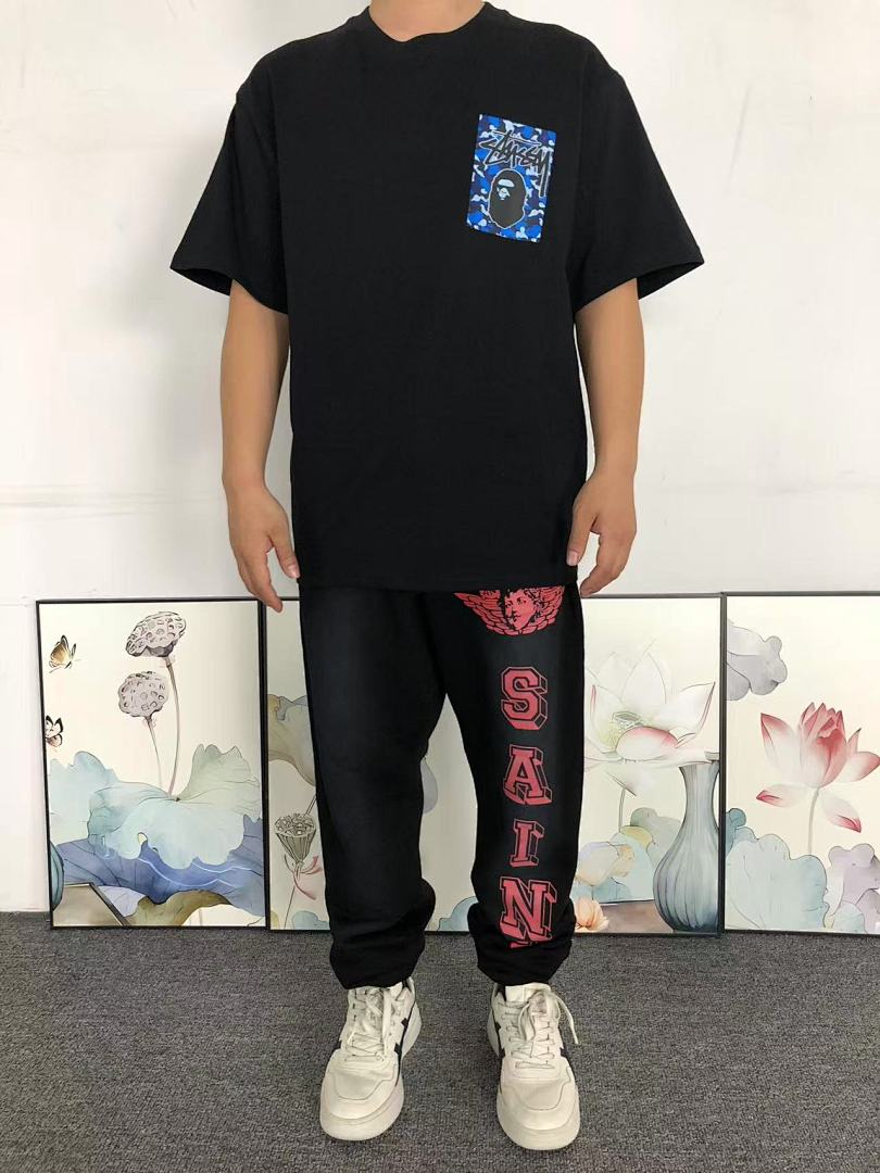 Bape 85 BAPE STUSSY T-SHIRT 3111050421 (Im 170Cm 60Kg I Wear Size M In The Phot) - Image 3