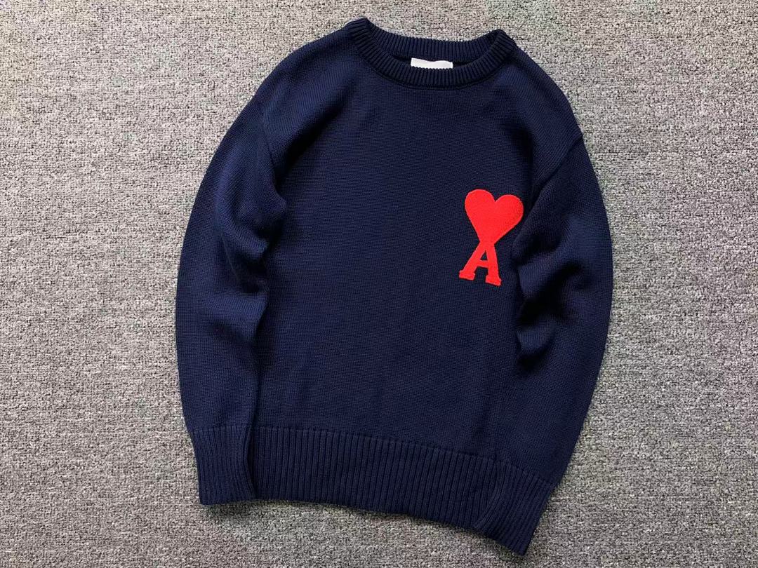 AMI 158 AMI SWEATER 21101107125 (Im 170Cm 60Kg I Wear Size S In The Phot) - Image 8
