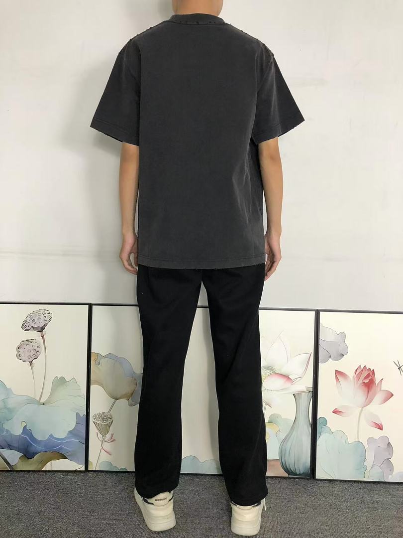 Balenciaga 125 B⭐L⭐⭐⭐IA⭐A T-SHIRT 5208240481 (Im 170Cm 60Kg I Wear Size S In The Phot) - Image 4