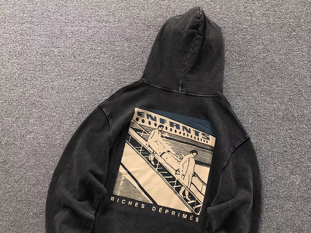 Chanel 135 ENFANTS RICHES DEPRIMES HOODIE 580828117 (Im 170Cm 60Kg I Wear Size S In The Phot) - Image 7