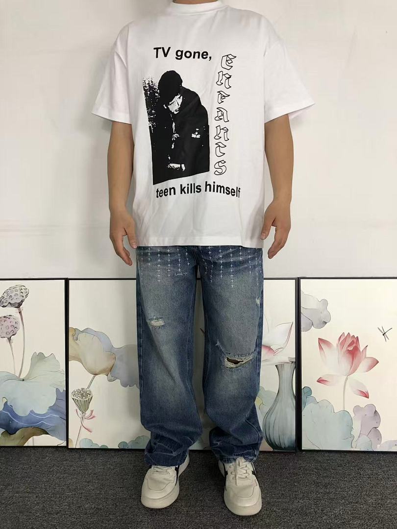 Chanel 85 ENFANTS RICHES DEPRIMES T-SHIRT 5211715162 (Im 170Cm 60Kg I Wear Size S In The Phot) - Image 3