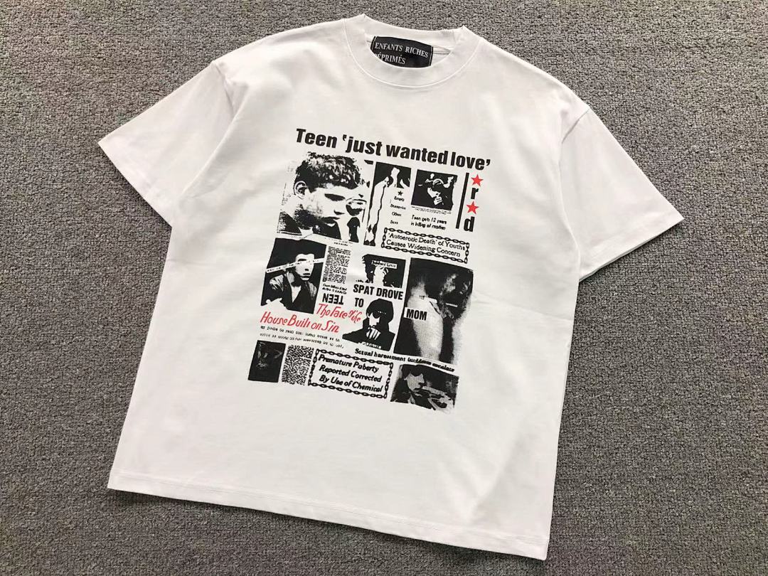 Chanel 88 ENFANTS RICHES DEPRIMES T-SHIRT 5211709162 (Im 170Cm 60Kg I Wear Size S In The Phot) - Image 6