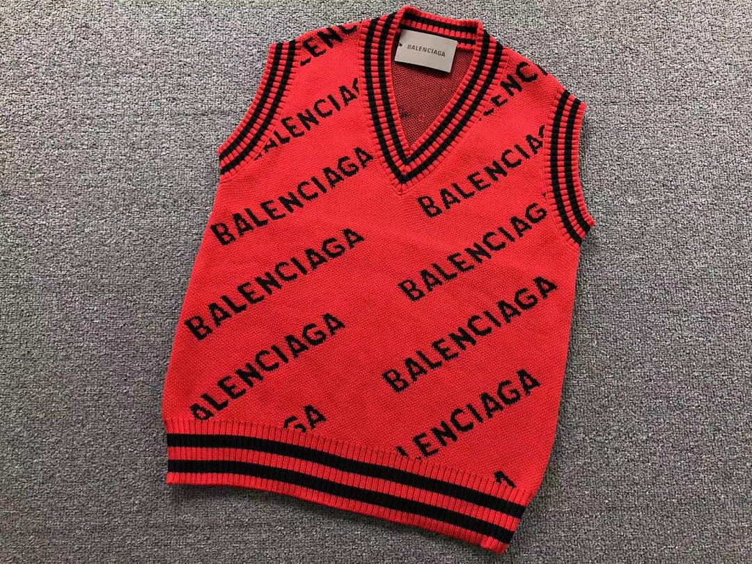 Balenciaga 128 B⭐L⭐⭐⭐IA⭐A VEST SWEATER 41101317146 (Im 170Cm 60Kg I Wear Size XL In The Phot) - Image 12