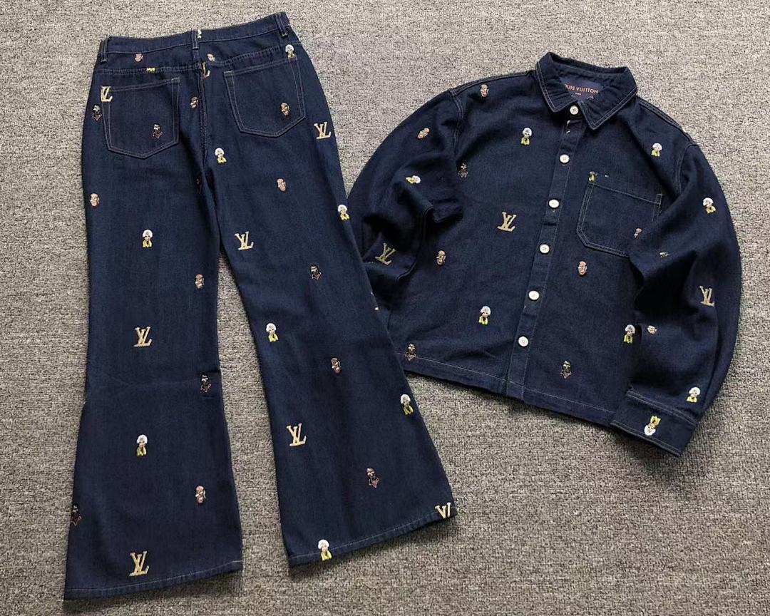 Louis Vuitton TROUSERS215 L⭐ JACKET TROUSERS 11090210137 (Im 170Cm 60Kg I Wear Size L In The Phot) - Image 6