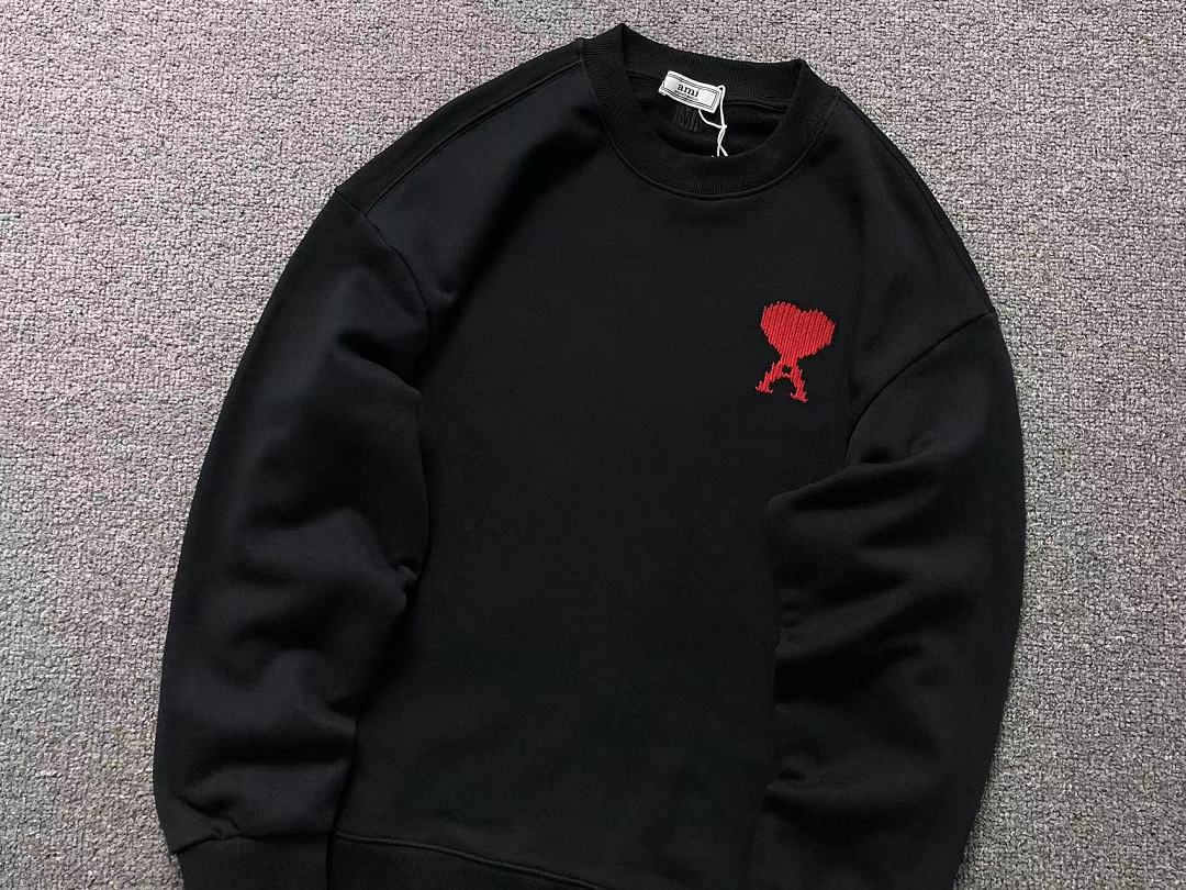 AMI 178 AMI HOODIE 3207301621 (Im 170Cm 60Kg I Wear Size M In The Phot) - Image 15