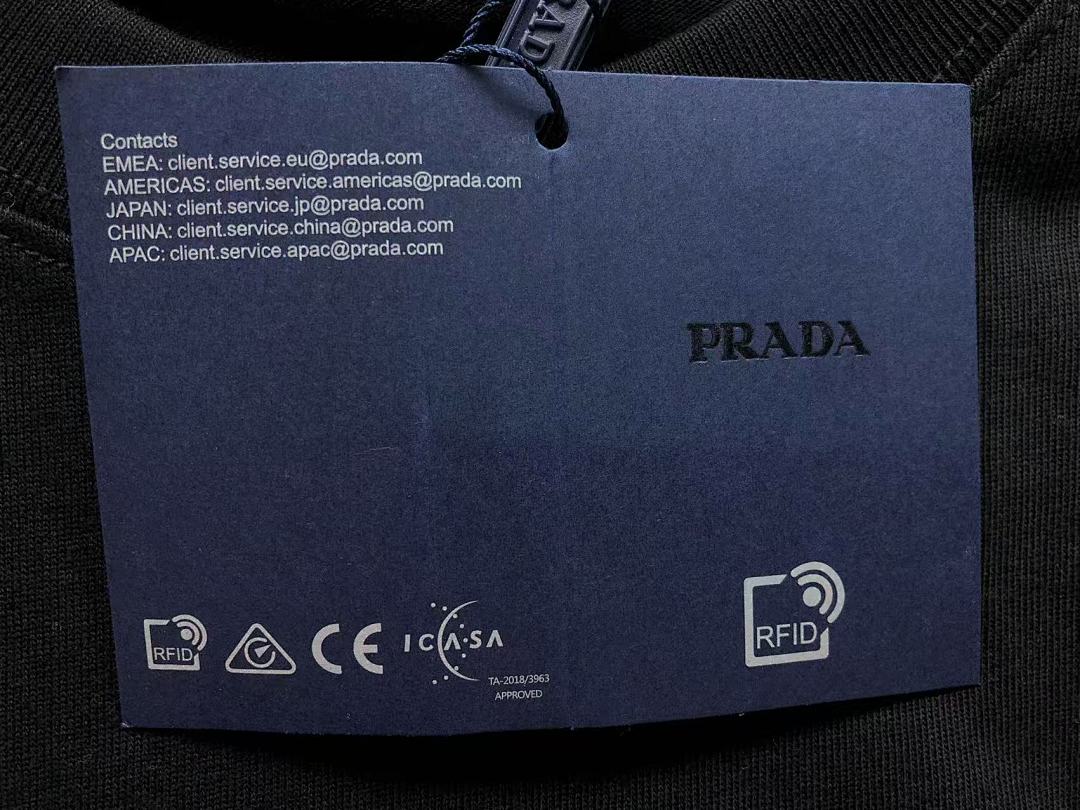 Prada 115 P⭐A⭐A T-SHIRT 124707104 (Im 170Cm 60Kg I Wear Size S In The Phot) - Image 19