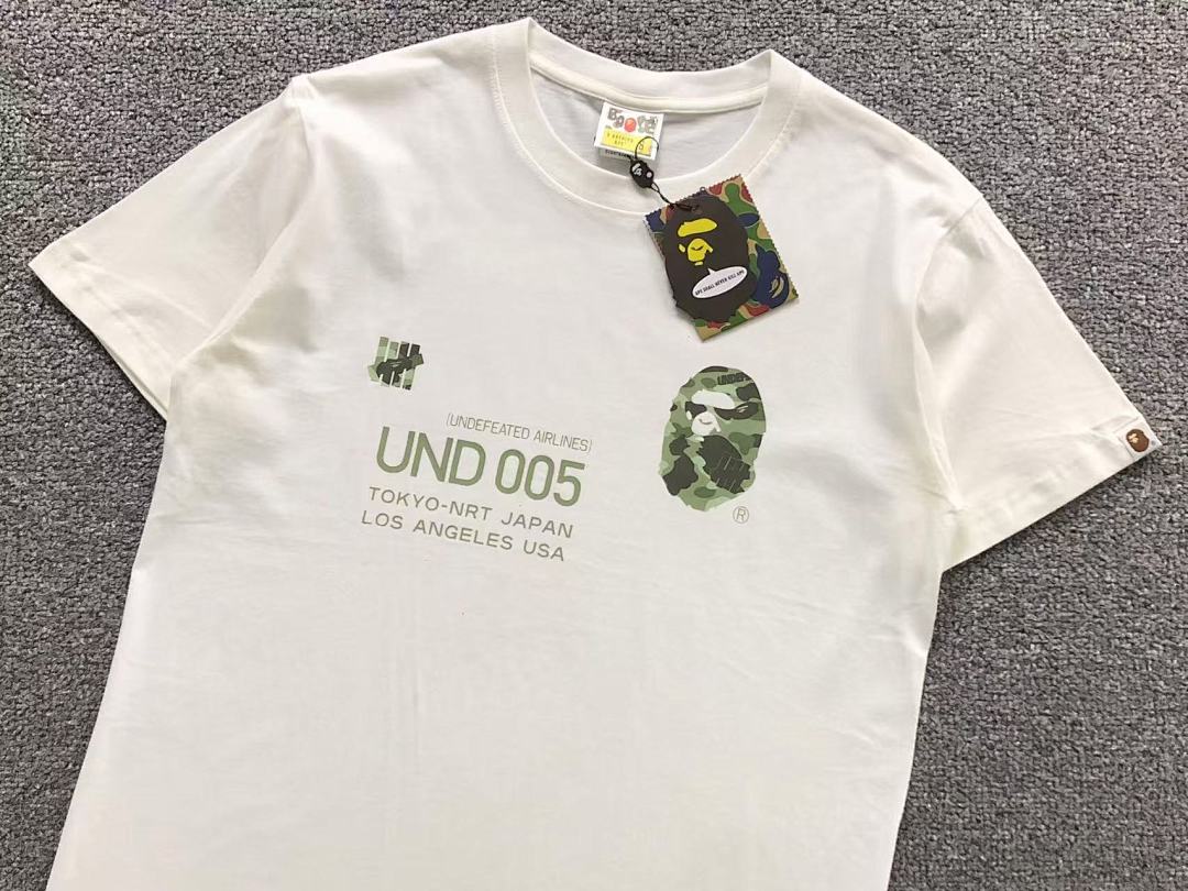 Bape 95 BAPE UNDEFEATED T-SHIRT 3110151017 (Im 170Cm 60Kg I Wear Size S In The Phot) - Image 7