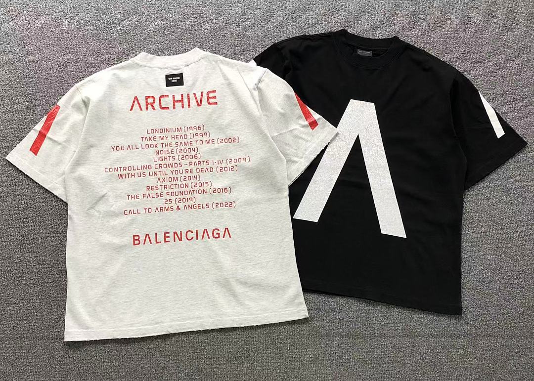 Balenciaga 128 B⭐L⭐⭐⭐IA⭐A T-SHIRT 42042605163 (Im 170Cm 60Kg I Wear Size XS In The Phot) - Image 5