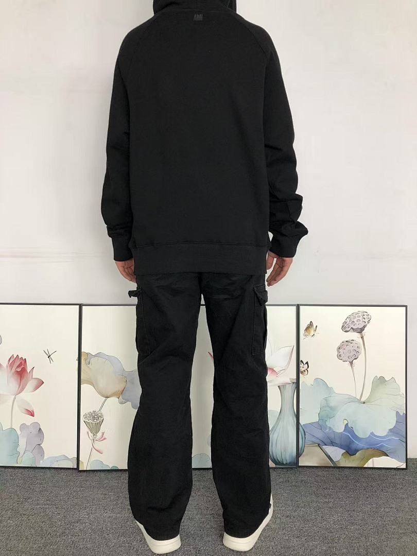 AMI 118 AMI HOODIE 57280588 (Im 170Cm 60Kg I Wear Size M In The Phot) - Image 4