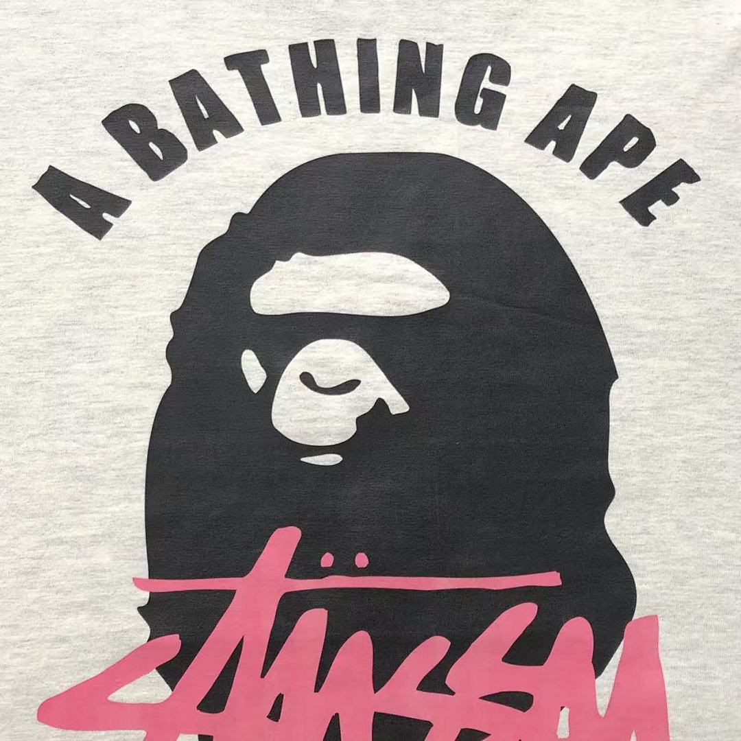 Bape 85 STUSSY BAPE T-SHIRT 3104151931 (Im 170Cm 60Kg I Wear Size S In The Phot) - Image 14