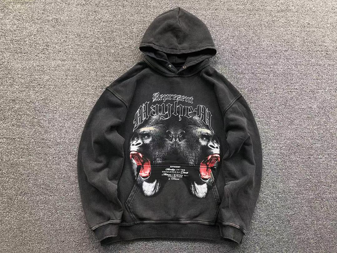 Represent 135 REPRESENT HOODIE 510030191 (Im 170Cm 60Kg I Wear Size S In The Phot) - Image 5