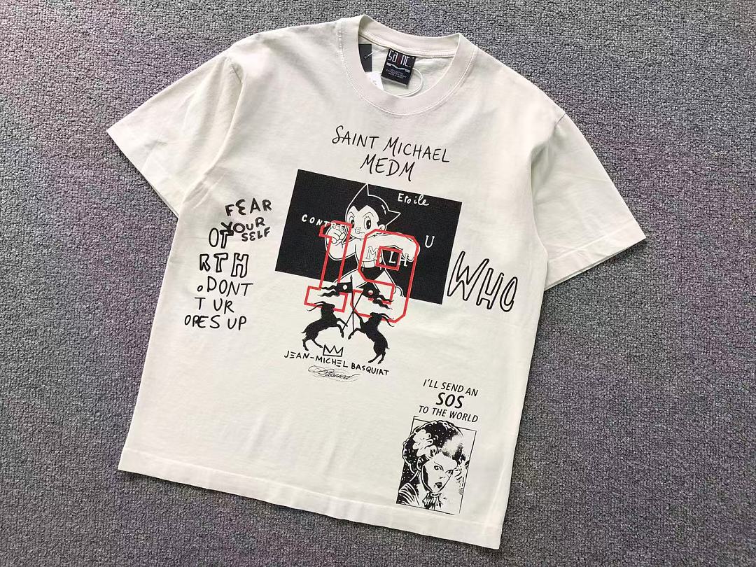 Chanel 98 SAINT MICHAEL T-SHIRT 42081405155 (Im 170Cm 60Kg I Wear Size S In The Phot) - Image 10