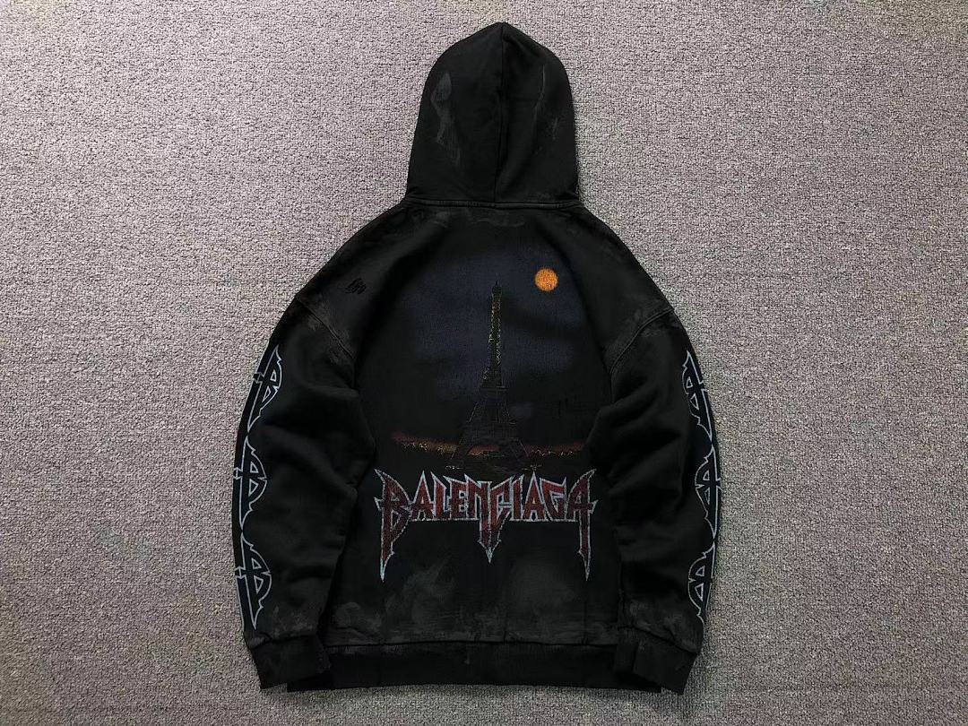 Balenciaga 265 B⭐L⭐⭐⭐IA⭐A HOODIE 4122717163 (Im 170Cm 60Kg I Wear Size XS In The Phot) - Image 5
