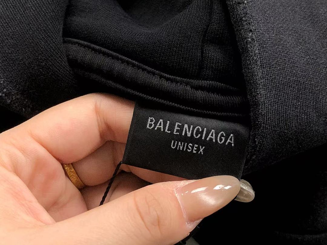 Balenciaga 258 B⭐L⭐⭐⭐IA⭐A HOODIE 31010043421 (Im 170Cm 60Kg I Wear Size M In The Phot) - Image 13