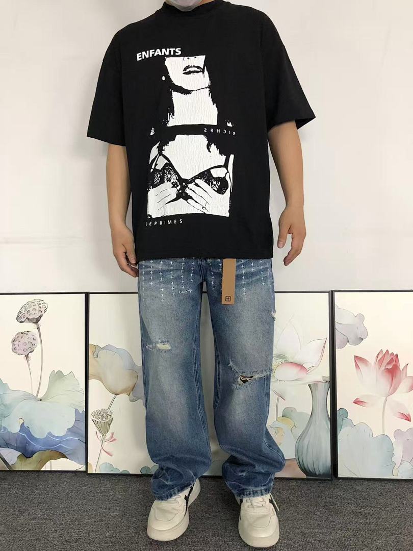 Chanel 88 ENFANTS RICHES DEPRIMES T-SHIRT 5211712162 (Im 170Cm 60Kg I Wear Size S In The Phot) - Image 3