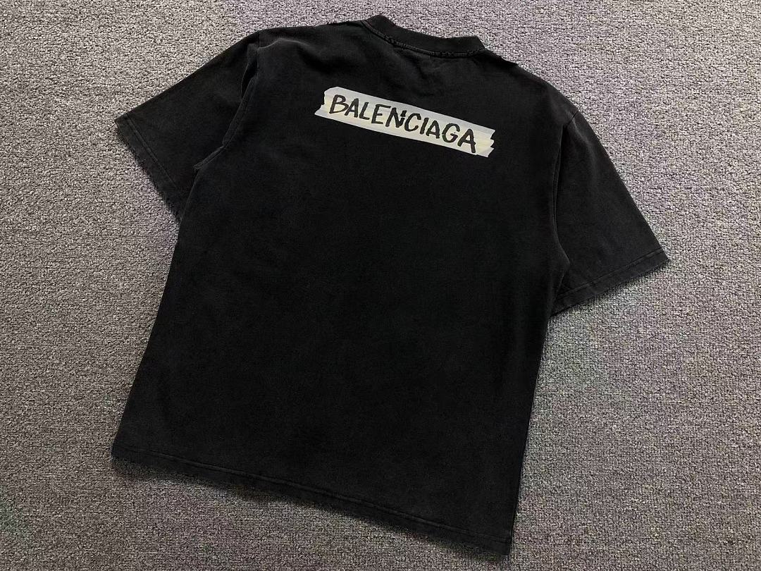 Balenciaga 135 B⭐L⭐⭐⭐IA⭐A T-SHIRT 42042413163 (Im 170Cm 60Kg I Wear Size XS In The Phot) - Image 10