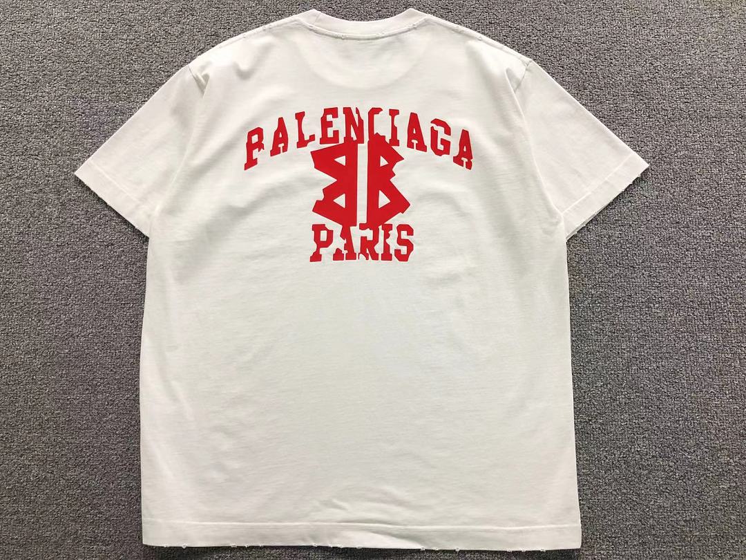 Balenciaga 129 B⭐L⭐⭐⭐IA⭐A T-SHIRT 42061610133 (Im 170Cm 60Kg I Wear Size 2XL In The Phot) - Image 7