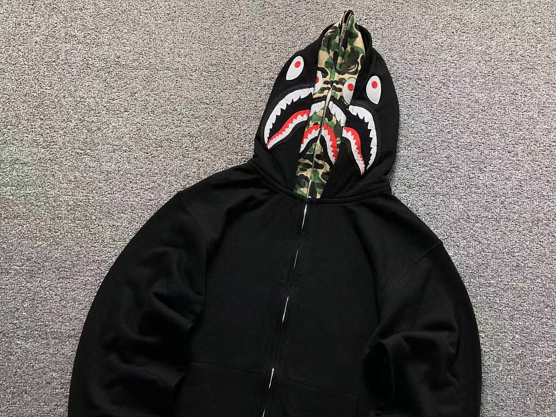 Bape 175 BAPE HOODIE 52070731158 (Im 170Cm 60Kg I Wear Size 2XL In The Phot) - Image 12