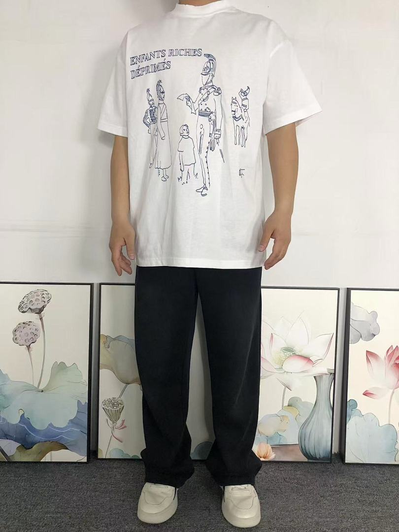 Chanel 85 ENFANTS RICHES DEPRIMES T-SHIRT 42012426162 (Im 170Cm 55Kg I Wear Size S In The Phot) - Image 3