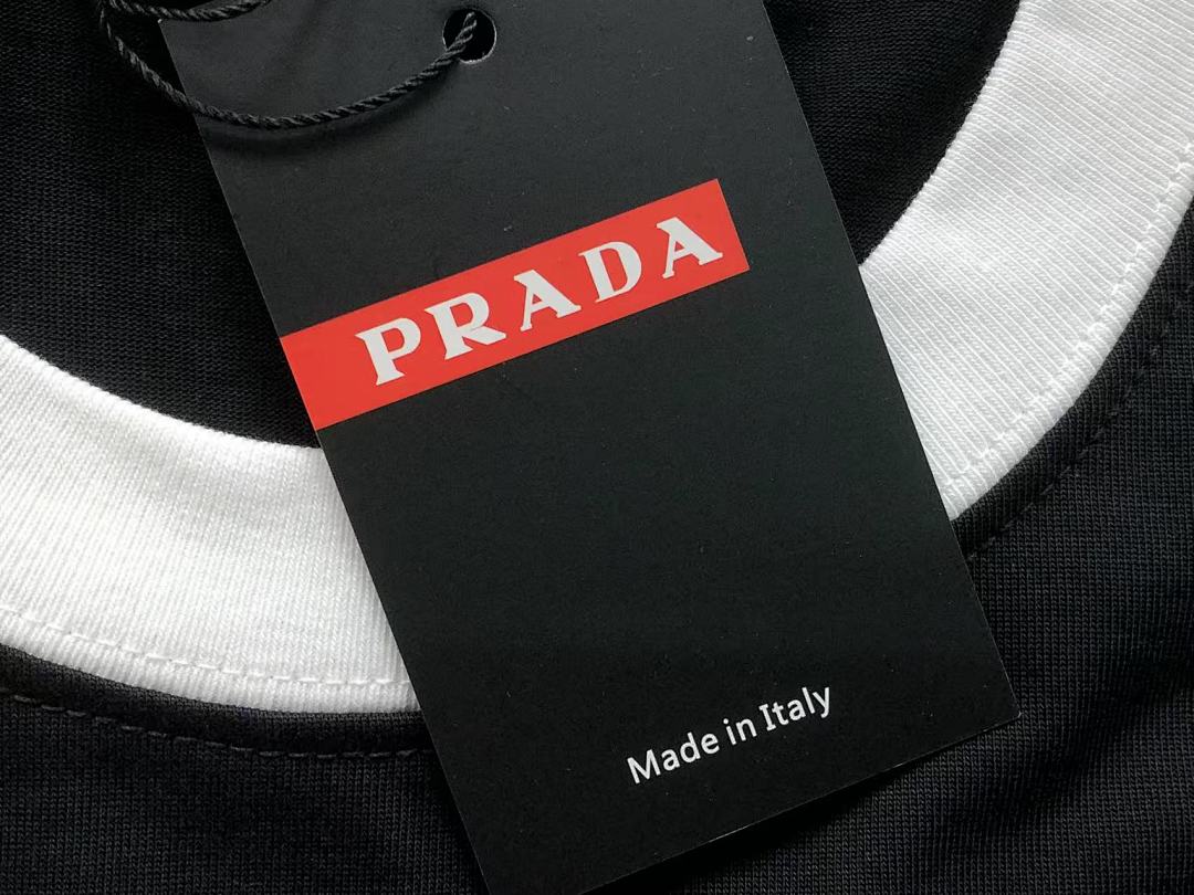 Prada 115 P⭐A⭐A T-SHIRT 520120320 (Im 170Cm 60Kg I Wear Size M In The Phot) - Image 23