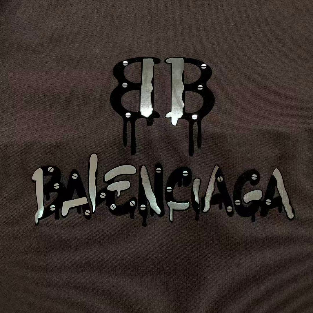 Balenciaga 118 B⭐L⭐⭐⭐IA⭐A T-SHIRT 5211001147 (Im 170Cm 60Kg I Wear Size M In The Phot) - Image 15