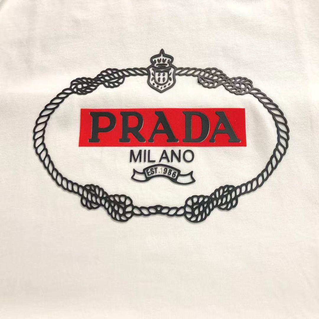 Prada 158 P⭐A⭐A T-SHIRT 22032013001 (Im 170Cm 60Kg I Wear Size S In The Phot) - Image 9