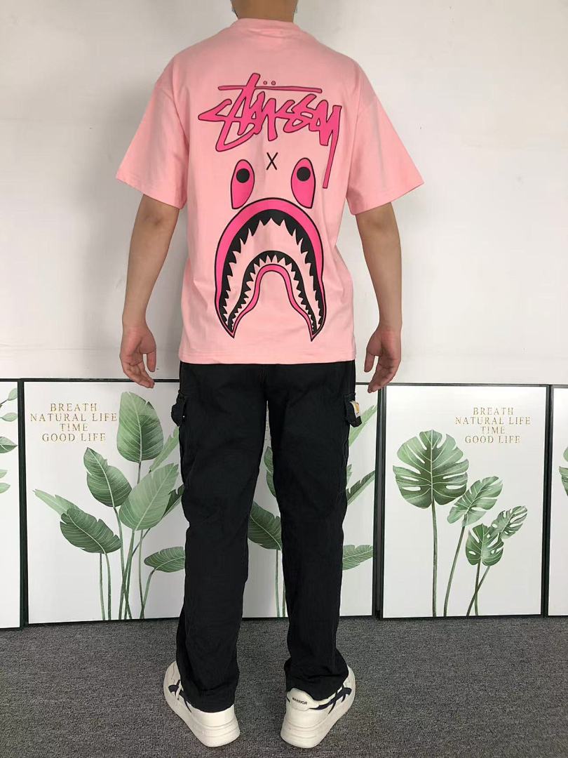 Bape 78 BAPE STUSSY T-SHIRT 1102090342 (Im 170Cm 55Kg I Wear Size S In The Phot) - Image 4