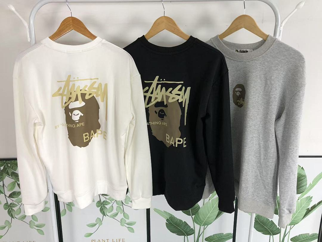 Bape 125 BAPE STUSSY HOODIE 4111281117 (Im 170Cm 55Kg I Wear Size S In The Phot) - Image 31