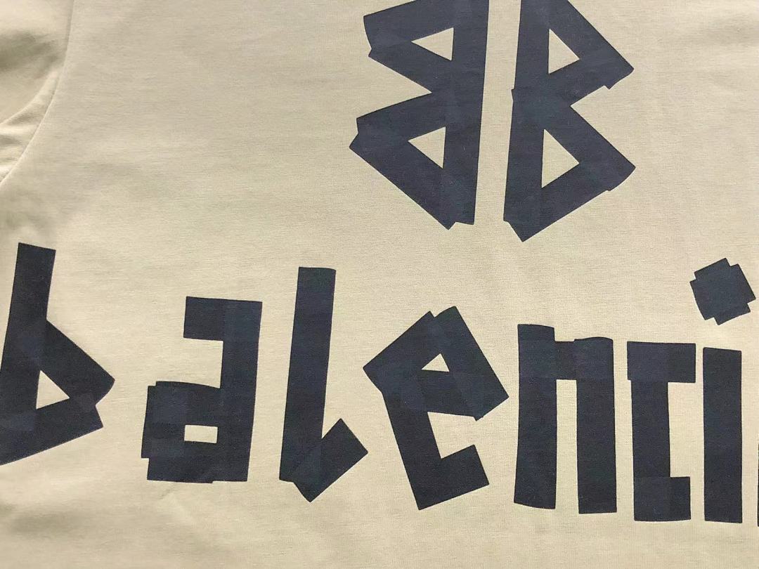 Balenciaga 128 B⭐L⭐⭐⭐IA⭐A T-SHIRT 3108082121 (Im 170Cm 60Kg I Wear Size S In The Phot) - Image 9