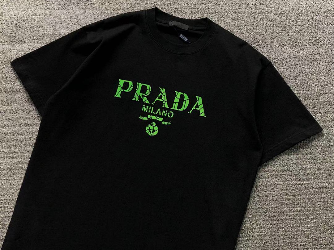 Prada 115 P⭐A⭐A T-SHIRT 41102204133 (Im 170Cm 60Kg I Wear Size XL In The Phot) - Image 11