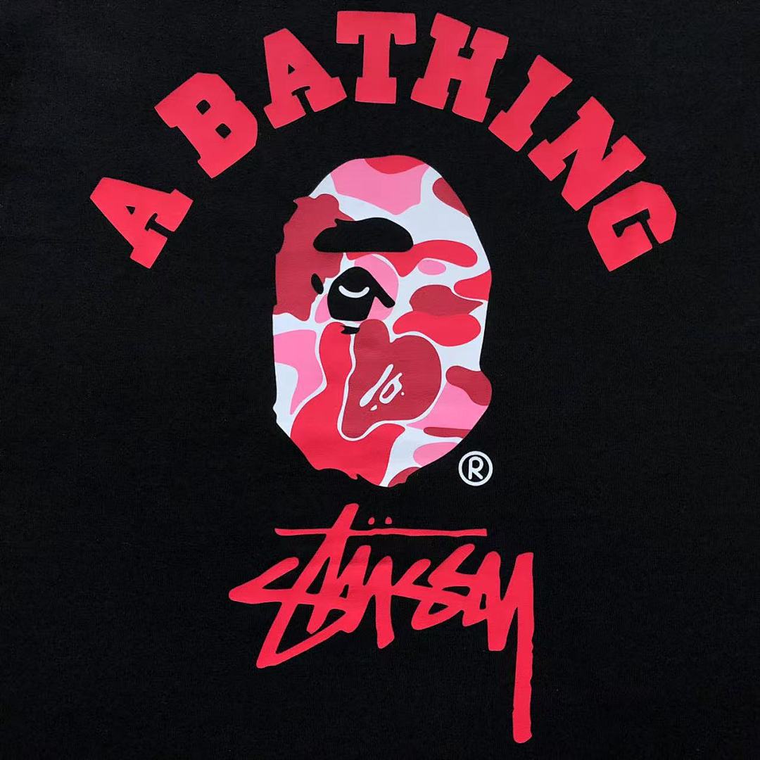 Bape 79 BAPE STUSSY T-SHIRT 411182942 (Im 170Cm 57Kg I Wear Size S In The Phot) - Image 16