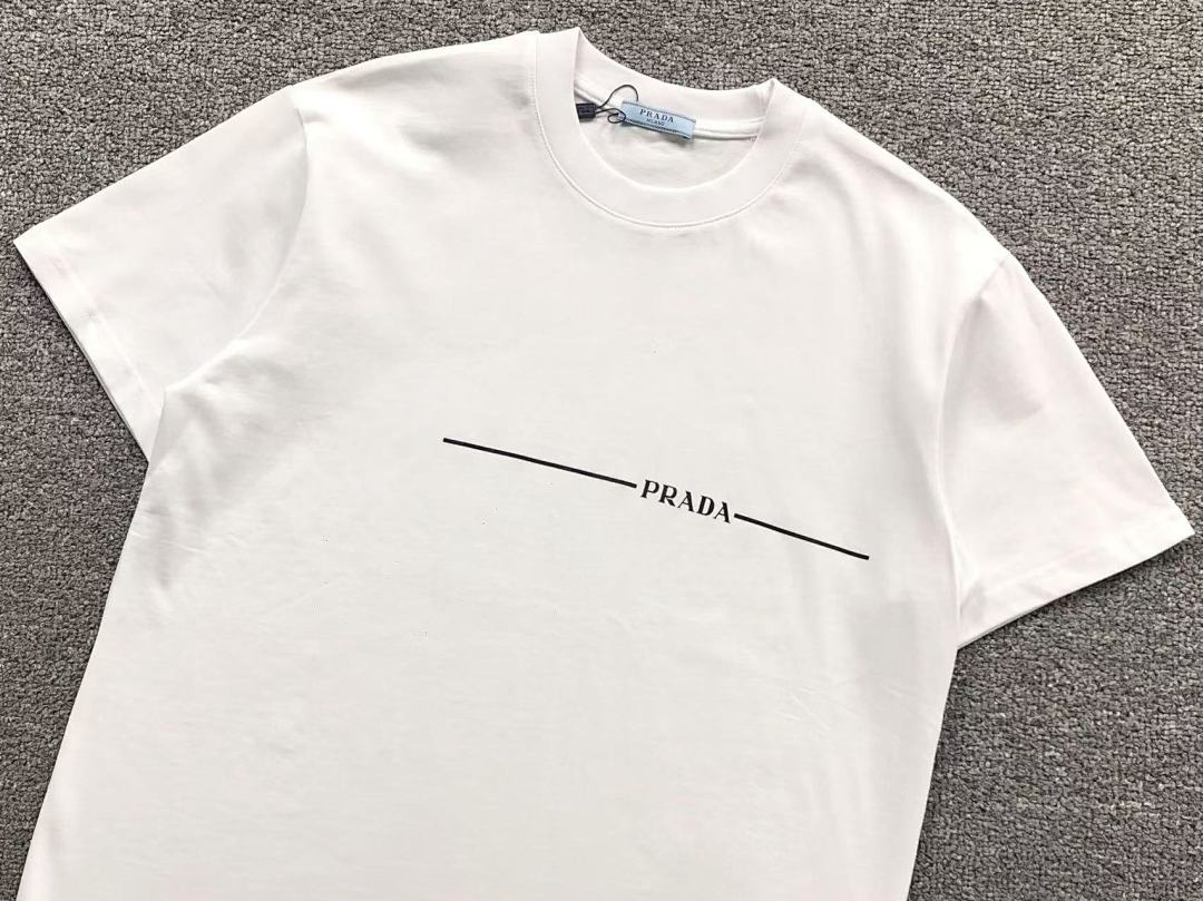 Prada 128 P⭐A⭐A T-SHIRT 56201221 (Im 170Cm 60Kg I Wear Size M In The Phot) - Image 8