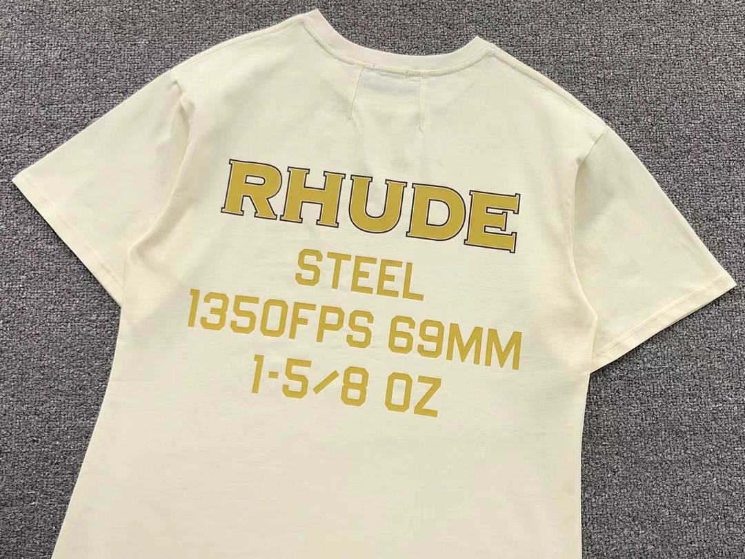 Rhude 95 RHUDE T-SHIRT 1103160621 (Im 170Cm 60Kg I Wear Size S In The Phot) - Image 11
